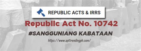 iyotan ng kabataan|Republic Act No. 10742 .
